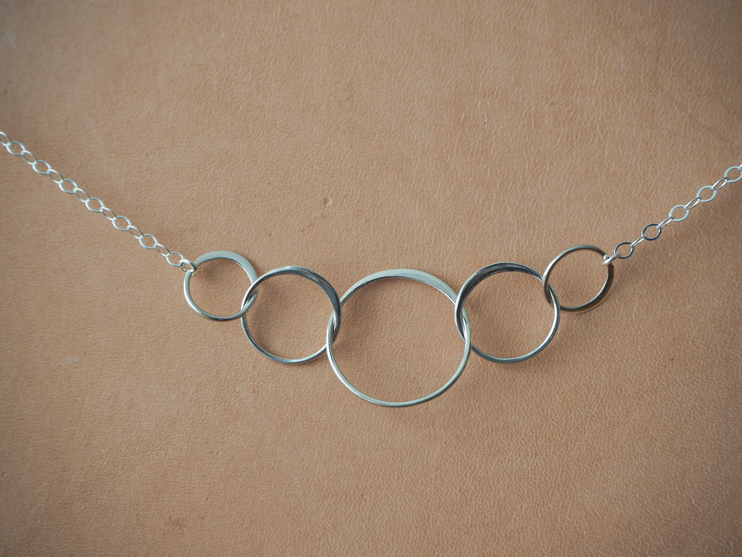5 Circles - Sterling Silver